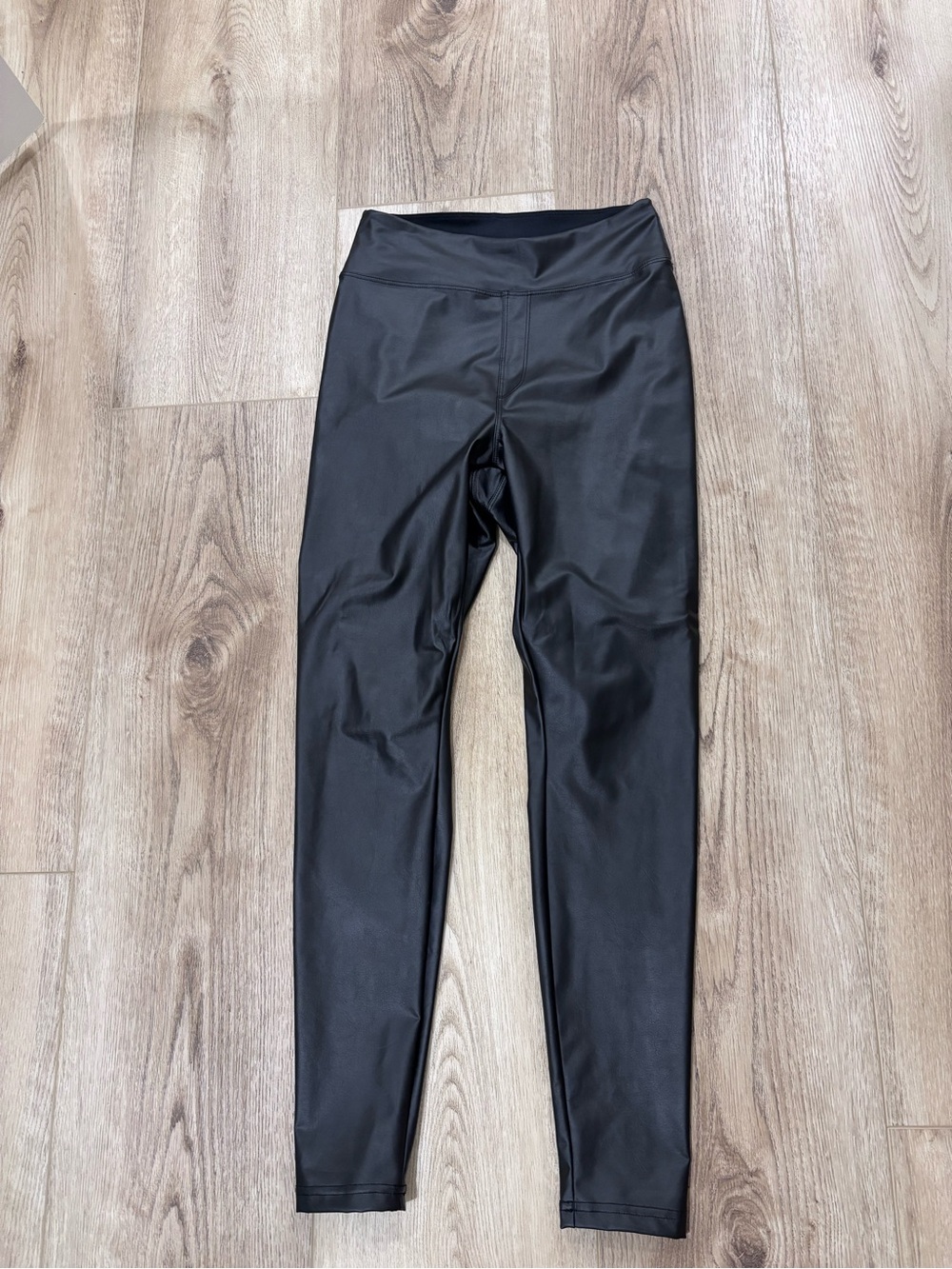 Black Faux Leather Leggings